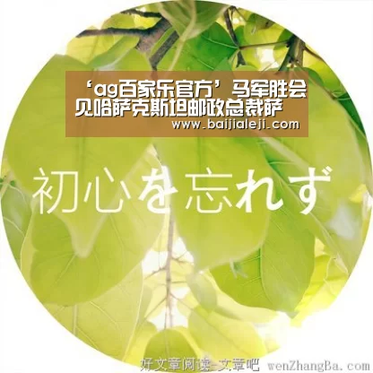 ‘ag百家乐官方’马军胜会见哈萨克斯坦邮政总裁萨肯·萨森诺夫(图2) ag百家乐登录